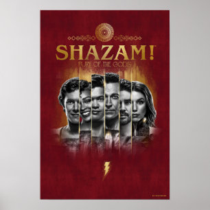 SHAZAM! Fury of the Gods Character Photo Bars ポスター