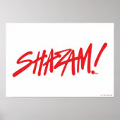 SHAZAM! Fury of the Gods | Red Marker Logo ポスター (正面)