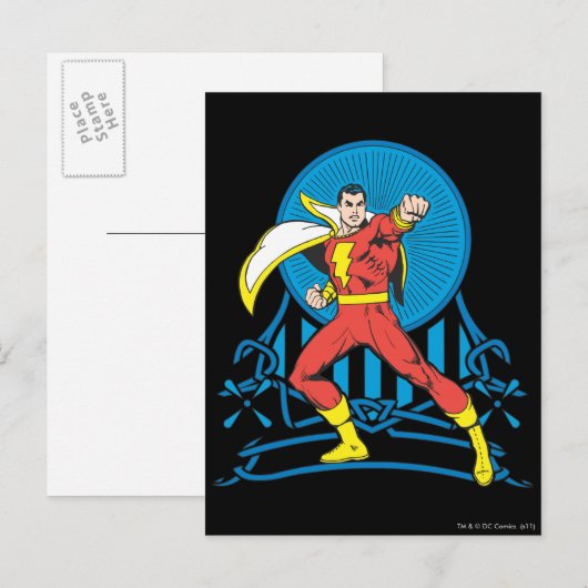 SHAZAM in Fight Stance ポストカード (正面/裏面)