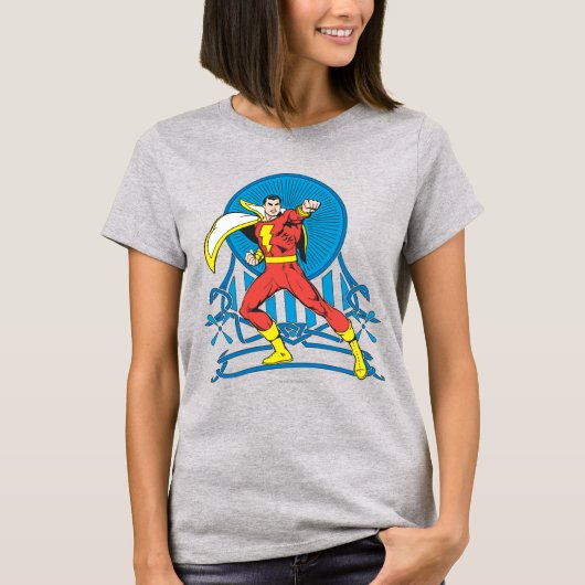 SHAZAM in Fight Stance Tシャツ (正面)