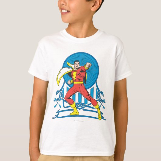 SHAZAM in Fight Stance Tシャツ (正面)