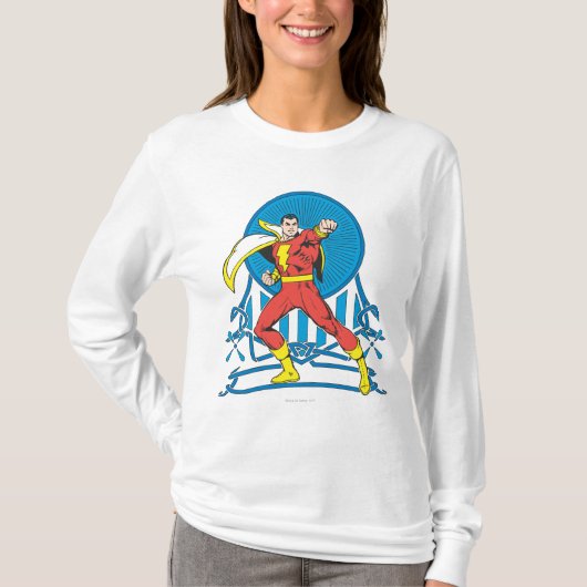 SHAZAM in Fight Stance Tシャツ (正面)