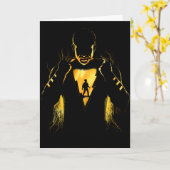 SHAZAM! | Shazamおよびビリーの稲妻のシルエット カード (黄色い花)