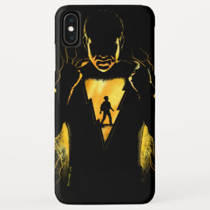 SHAZAM! Shazamおよびビリーの稲妻のシルエット iPhone XS Maxケース