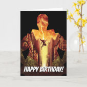 SHAZAM! | Shazamの日没のシルエット カード (黄色い花)