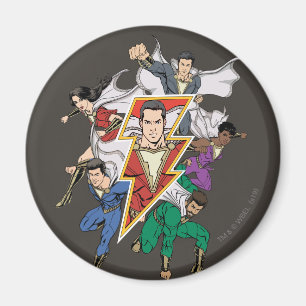 SHAZAM! Shazam家族のグラフィック マグネット