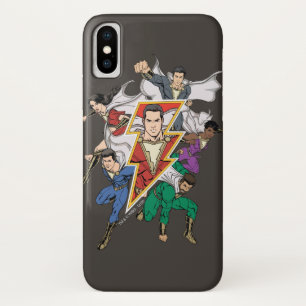 SHAZAM! Shazam家族のグラフィック iPhone X ケース