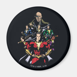 SHAZAM!   Shazam家族対Sivana先生 マグネット
