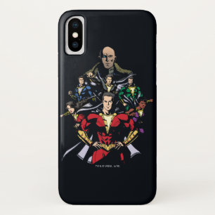 SHAZAM! Shazam家族対Sivana先生 iPhone X ケース
