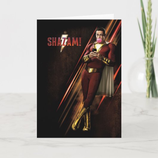SHAZAM! | Shazam Blowing Bubble Gum カード (正面)