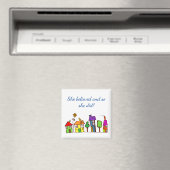 "She"ハ信じウズホーム勇気付けられる マグネット (インサイチュ (食洗機))