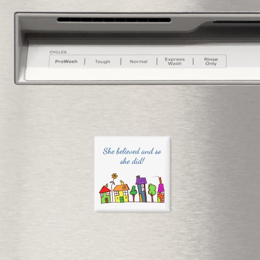 "She"ハ信じウズホーム勇気付けられる マグネット (インサイチュ (食洗機))