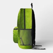 She Believed She Could Lime Green Glitter Sparkles プリントバックパック (右)