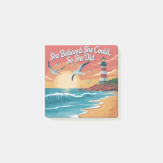 She Believed She Could, So She Did ポストイット (正面)