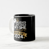She Believed She Could So She Mastered It 2024 ツートーンマグカップ (正面左)