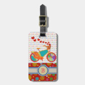 She Bike Traveler ラゲッジタグ (正面縦)