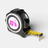She Can Fix It | Female Empowerment Tape Measure メジャー (傾斜)
