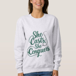 She Casts She Conquers – Women’s Sweatshirt スウェットシャツ