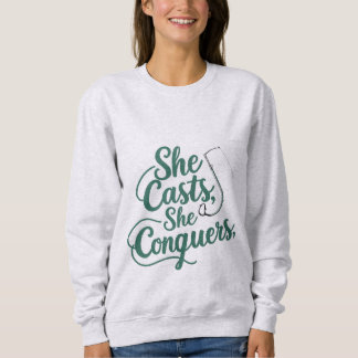 She Casts She Conquers – Women’s Sweatshirt スウェットシャツ