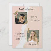 She Did It photo graduation 招待状 (裏面)