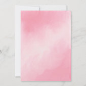 She Did It Pink Graduation Invitation 招待状 (裏面)