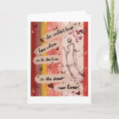 She Drew New Lines Card カード (正面)