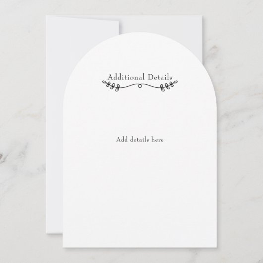 She Found Her Boo! - Bridal Shower Invitation 招待状 (裏面)