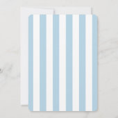 She found her Bow Blue Ribbon Bridal Shower 招待状 (裏面)