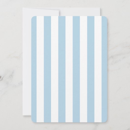 She found her Bow Blue Ribbon Bridal Shower 招待状 (裏面)