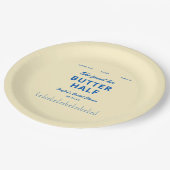 She Found Her Butter Half Bridal Shower ペーパープレート (アングル)