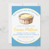 She Found her Butter Half Bridal Shower 招待状 (正面)