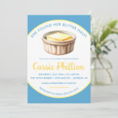 She Found her Butter Half Bridal Shower 招待状 (スタンド正面)