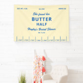 She Found Her Butter Half Bridal Shower 横断幕 (インサイチュ)