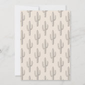 She Found Her Cowboy Orange Bridal Shower 招待状 (裏面)