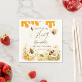 She found her honey Bee bridal shower スタンダードカクテルナプキン (インサイチュ)