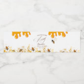 She found her honey Bee bridal shower ペットボトルラベル (シングルラベル)