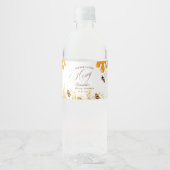 She found her honey Bee bridal shower ペットボトルラベル (正面)