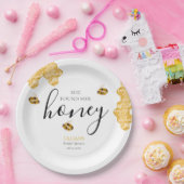 She Found Her Honey Bee Bridal Shower  ペーパープレート (パーティー)