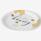 She Found Her Honey Bee Bridal Shower  ペーパープレート (アングル)