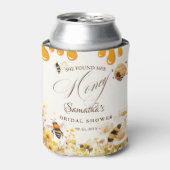 She found her honey Bee bridal shower 缶クーラー (缶正面)