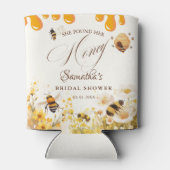 She found her honey Bee bridal shower 缶クーラー (裏面)