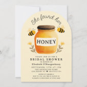 She found Her Honey Bee Bridal Shower Arch 招待状 (正面)