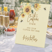 She Found Her Honey Bee Bridal Shower Custom Sign 台座サイン