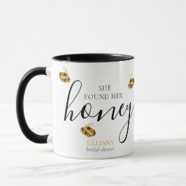 She Found Her Honey Bee Bridal Shower Favor  マグカップ