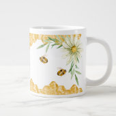 She Found Her Honey Bee Bridal Shower Favor Giant ジャンボコーヒーマグカップ (右)