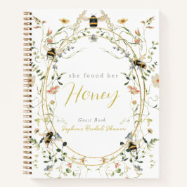 She found her Honey Bridal Shower Guest Book ノートブック