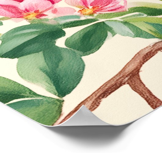 She Found Her Honey Bridal Shower Welcome Sign ポスター (角)