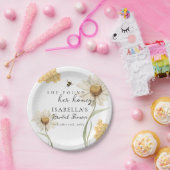 She Found Her Honey Personalized Bee Bridal Shower ペーパープレート (パーティー)