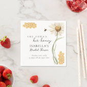 She Found Her Honey Personalized Bridal Shower スタンダードカクテルナプキン (インサイチュ)