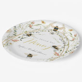 She found her Honey Wildflower Bridal Shower ペーパープレート (アングル)